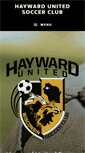 Mobile Screenshot of haywardunitedsoccer.com